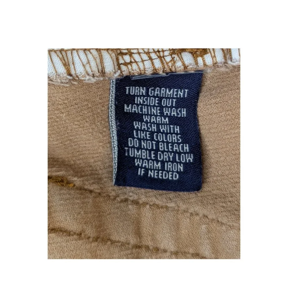 CHAPS Denim Tan Corduroy Pants โ Size 10 (Preowned) - Picture 5 of 5